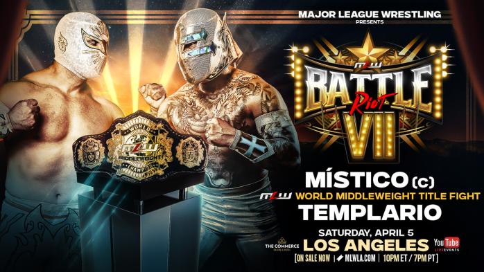 Místico vs Templario MLW Battle Riot VII