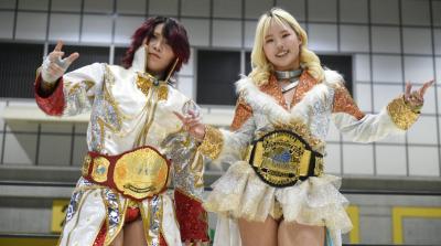 Utami Hayashishita y Victoria Yuzuki