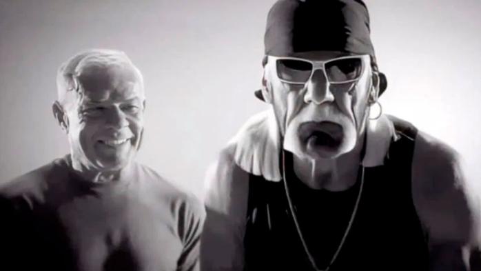 Hulk Hogan y Eric Bischoff 