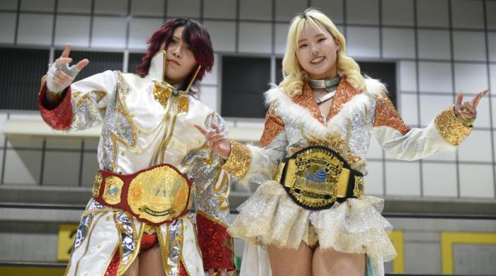 Utami Hayashishita y Victoria Yuzuki
