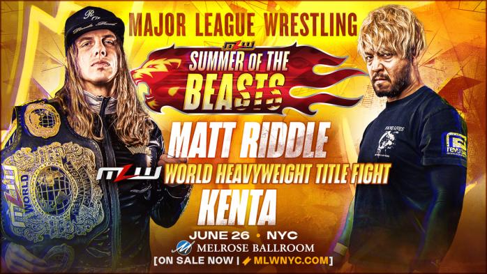 Matt Riddle vs KENTA MLW Summer of the Beasts 2025