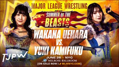 Wakana Uehara vs Yuki Kamifuku MLW Summer of the Beasts 2025 Wakana Uehara vs Yuki Kamifuku MLW Summer of the Beasts 2025