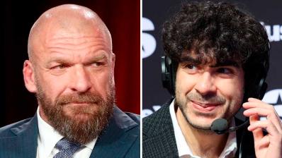 Triple H y Tony Khan Triple H y Tony Khan