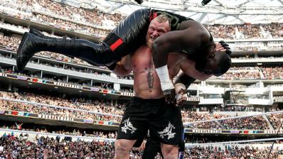 Brock Lesnar vs Omos