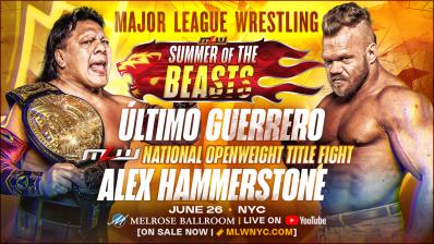 Último Guerrero vs Alex Hammerstone MLW Summer of the Beasts 2025