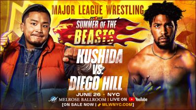 KUSHIDA vs Diego Hill MLW Summer of the Beasts 2025
