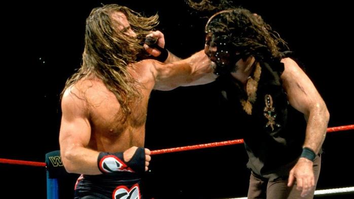 Mick Foley vs. Shawn Michaels