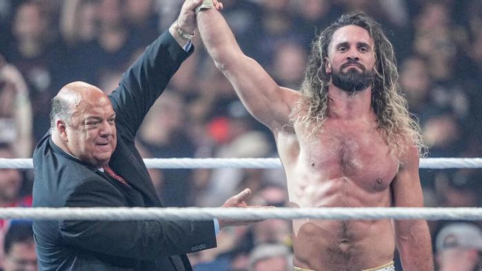 Paul Heyman y Seth Rollins