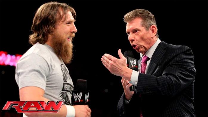 Bryan Danielson y Vince McMahon