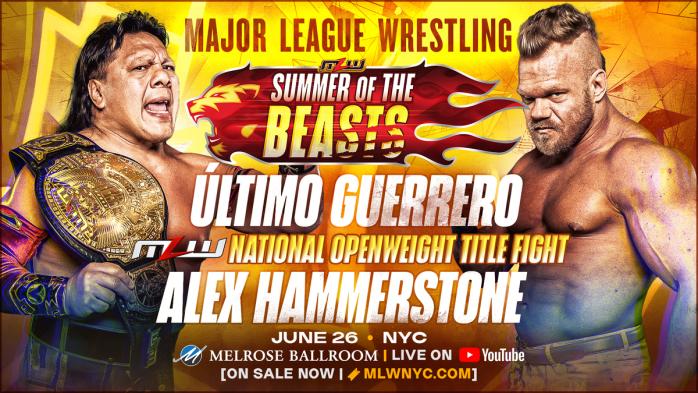 Último Guerrero vs Alex Hammerstone MLW Summer of the Beasts 2025