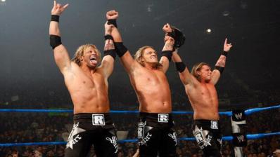 Zack Ryder, Edge y Curt Hawkins