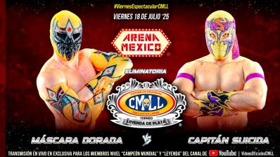 CMLL Viernes Espectacular Mascara Dorada contra Capitan Suicida CMLL Viernes Espectacular Mascara Dorada contra Capitan Suicida