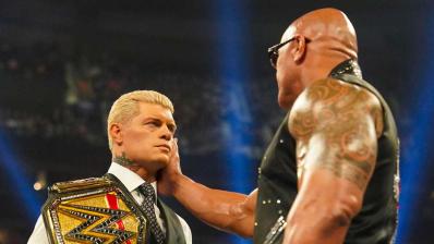Cody Rhodes y The Rock en WWE Elimination Chamber Cody Rhodes y The Rock en WWE Elimination Chamber