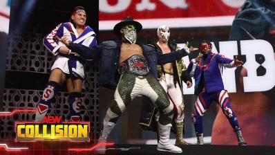 AEW Collision - Bandido, JetSpeed y Máscara Dorada AEW Collision - Bandido, JetSpeed y Máscara Dorada