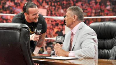 CM Punk y Vince McMahon