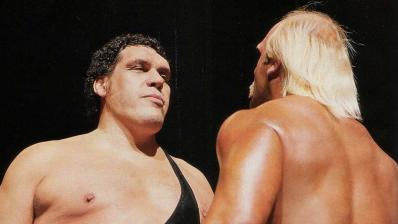 Andre The Giant y Hulk Hogan en WrestleMania 3