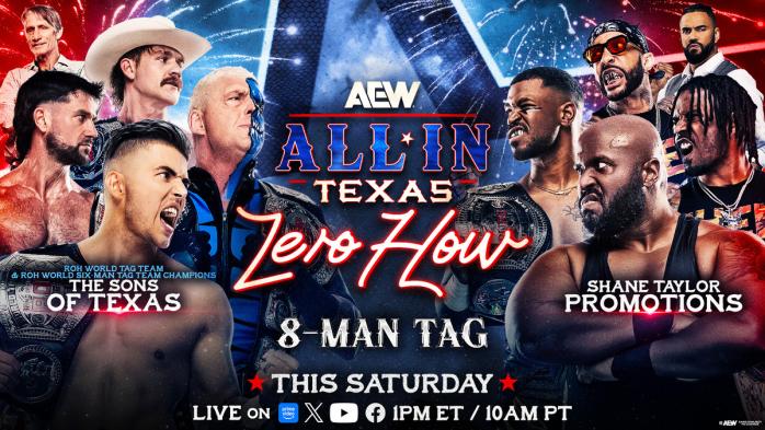 Son of Texas vs Shane Taylor Promotions AEW All In Texas Zero Hour