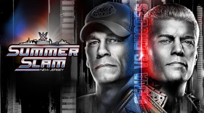 John Cena y Cody Rhodes en el póster de WWE SummerSlam