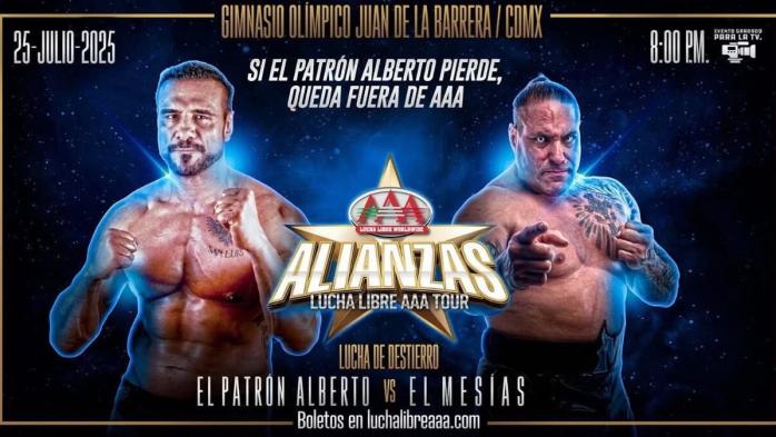 Lucha Libre AAA Alberto el Patrón vs. El Mesias 