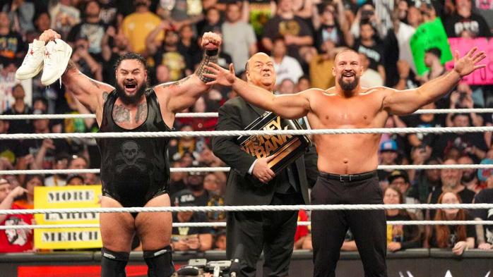 Bronson Reed y Bron Breakker en WWE Raw