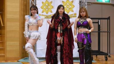 Las estrellas de MARIGOLD Kizuna Tanaka, Miku Aono y Yuuka Yamazaki