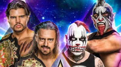 Póster de Triplemanía XXXIII con Los Garza, Psycho Clown y Pagano