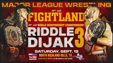 Matt Riddle vs Donovan Dijak III MLW Fightland 2025