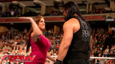 Stephanie McMahon Roman Reigns Stephanie McMahon Roman Reigns