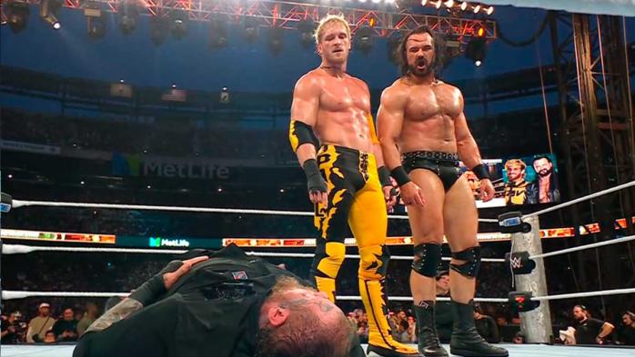 Logan Paul y Drew McIntyre Logan Paul y Drew McIntyre