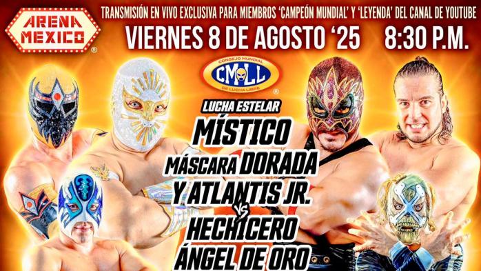 Previa CMLL Viernes Espectacular 8 de agosto de 2025