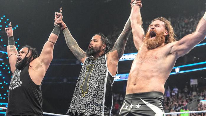 Jimmy Uso, Jacob Fatu y Sami Zayn derrotan a Solo Sikoa y MFT en SmackDown