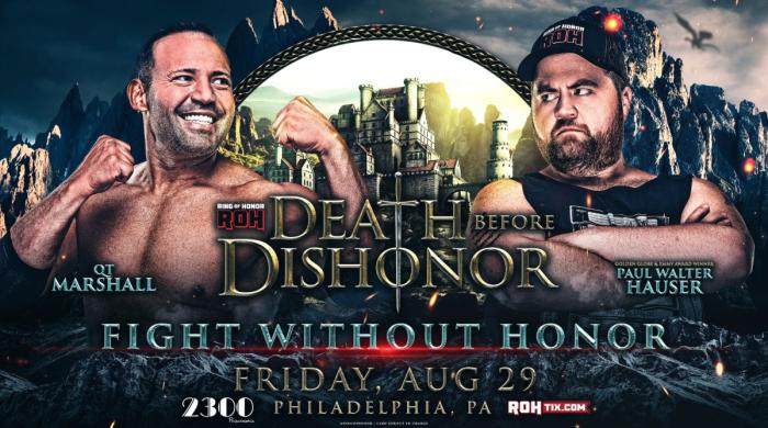 QT Marshall se enfrentará a Paul Walter Hauser en ROH Death Before Dishonor 2025