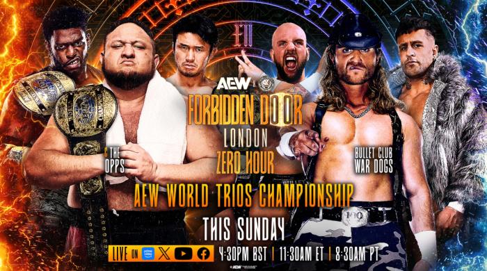 All Elite Wrestling anuncia cuatro combates para el ZERO HOUR de AEW x NJPW Forbidden Door 2025 All Elite Wrestling anuncia cuatro combates para el ZERO HOUR de AEW x NJPW Forbidden Door 2025