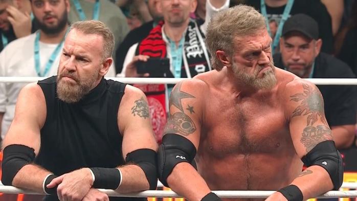Adam Copeland y Christian Cage se llevan la victoria en AEW x NJPW Forbidden Door 2025