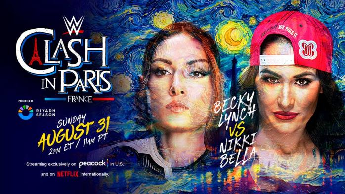 Becky Lynch y Nikki Bella se enfrentarán en WWE Clash in Paris