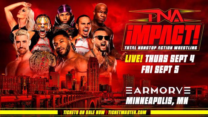 TNA avanza la cartelera del show de iMPACT! del 4 de septiembre TNA avanza la cartelera del show de iMPACT! del 4 de septiembre