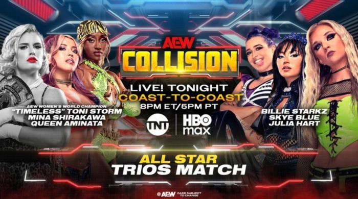 Tony Khan amplía la cartelera del episodio de AEW Collision de esta noche Tony Khan amplía la cartelera del episodio de AEW Collision de esta noche