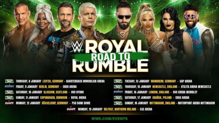 WWE confirma una nueva gira por Europa para enero de 2026 WWE confirma una nueva gira por Europa para enero de 2026