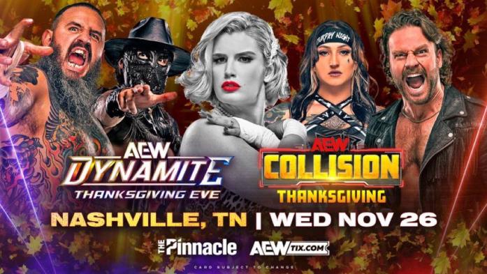 AEW confirma la fecha y sede de su show anual del Día de Acción de Gracias AEW confirma la fecha y sede de su show anual del Día de Acción de Gracias
