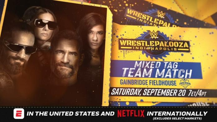 CM Punk, AJ Lee vs. Seth Rollins, Becky Lynch 