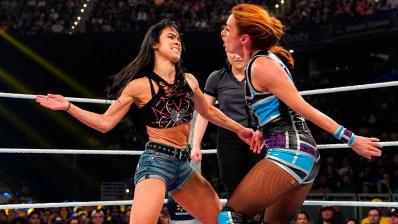 AJ Lee Becky Lynch AJ Lee Becky Lynch