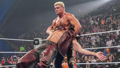 Cody Rhodes and Seth Rollins 