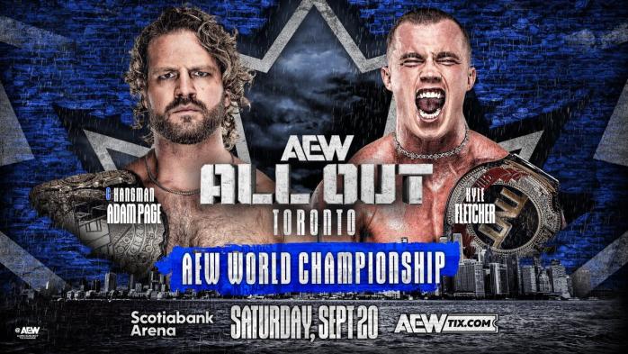 Adam Page defenderá el Campeonato Mundial ante Kyle Fletcher en AEW All Out Adam Page defenderá el Campeonato Mundial ante Kyle Fletcher en AEW All Out