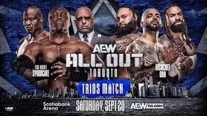 The Hurt Syndicate buscará vengarse de Ricochet y Gates of Agony en AEW All Out The Hurt Syndicate buscará vengarse de Ricochet y Gates of Agony en AEW All Out