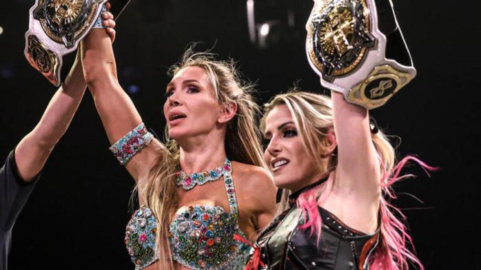 Charlotte Flair and Alexa Bliss 