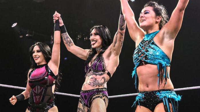 Rhea Ripley, Stephanie Vaquer y Lyra Valkyria se llevan la victoria en NXT Homecoming