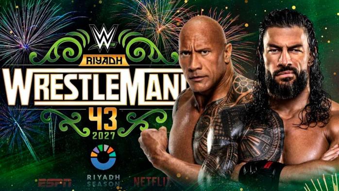 WWE usa a The Rock en el cartel promocional de WrestleMania 43