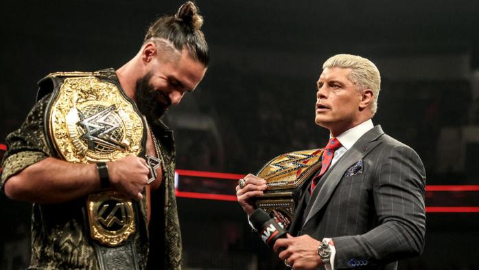 Cody Rhodes y Seth Rollins tienen un tenso careo en WWE Raw
