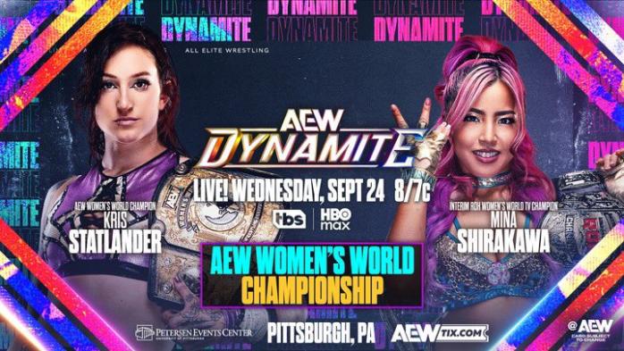 Kris Statlander defenderá el Campeonato Mundial de Mujeres de AEW ante Mina Shirakawa