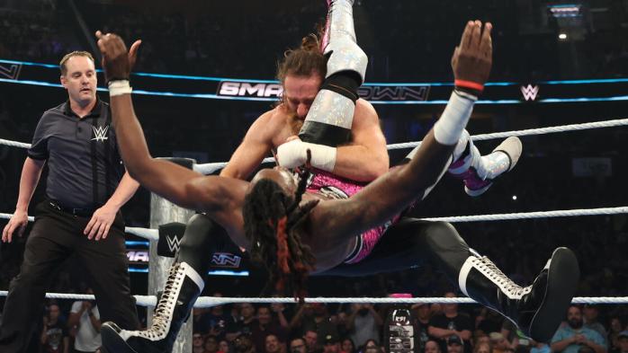 Sami Zayn retiene el Campeonato de Estados Unidos ante Je'Von Evans en WWE SmackDown